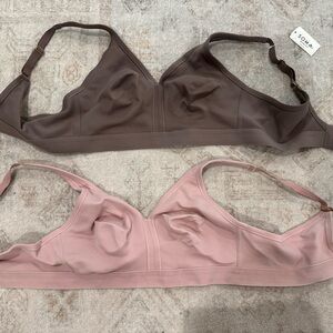 SOMA embraceable FC wireless unlined bra bundle 36C